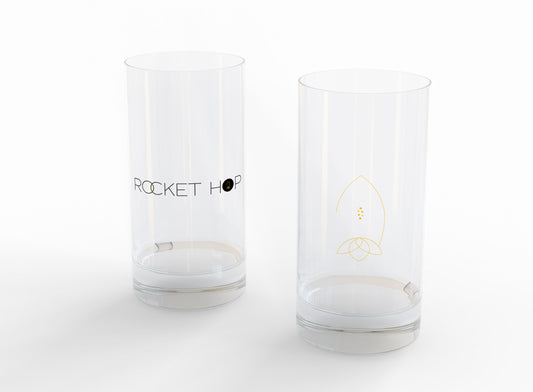 Rocket Hop Shot Glass- Set of 2